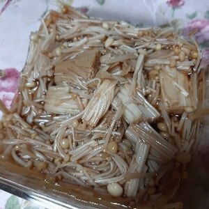 レンジで3分！手作りなめ茸